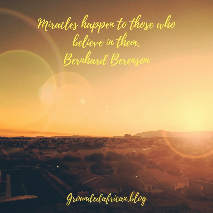 Golden sunrise. Quote be Bernhard Berenson