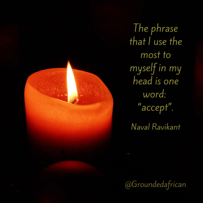 Red candle burning. Quote by Naval Ravikant 