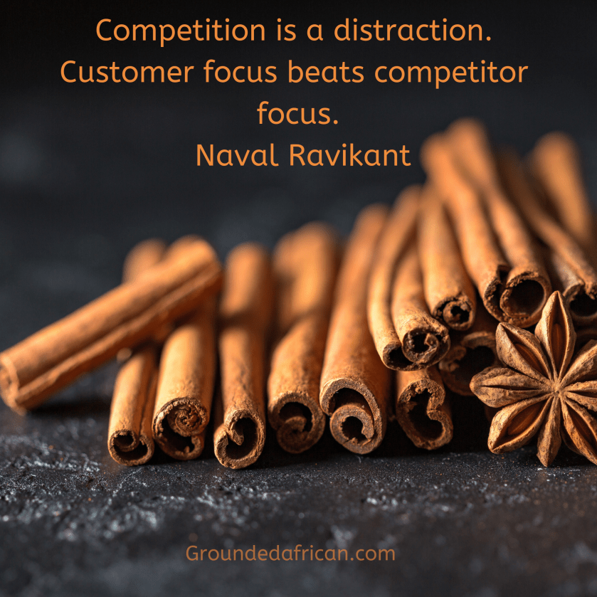 Cinnamon sticks. Quote by Naval Ravikant