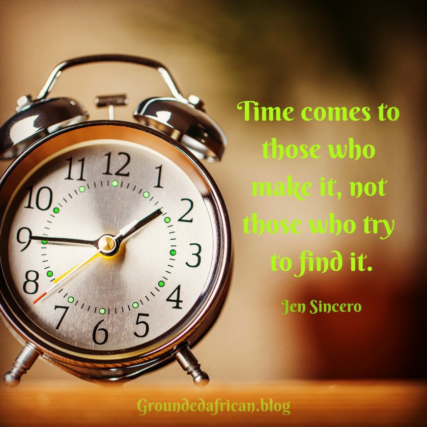 Old alarm clock. Quote by Jen Sincero re: creating time 