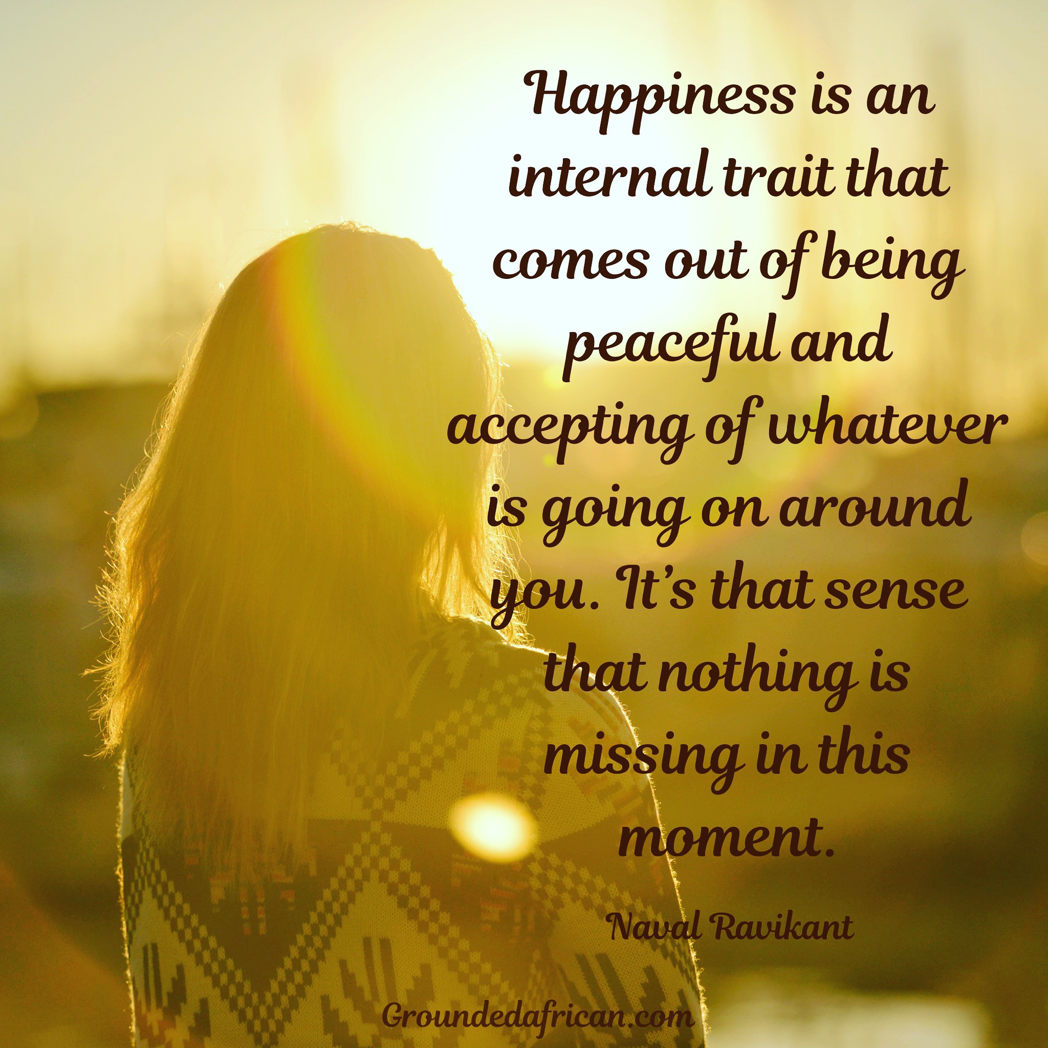 Lady looking at sunset 