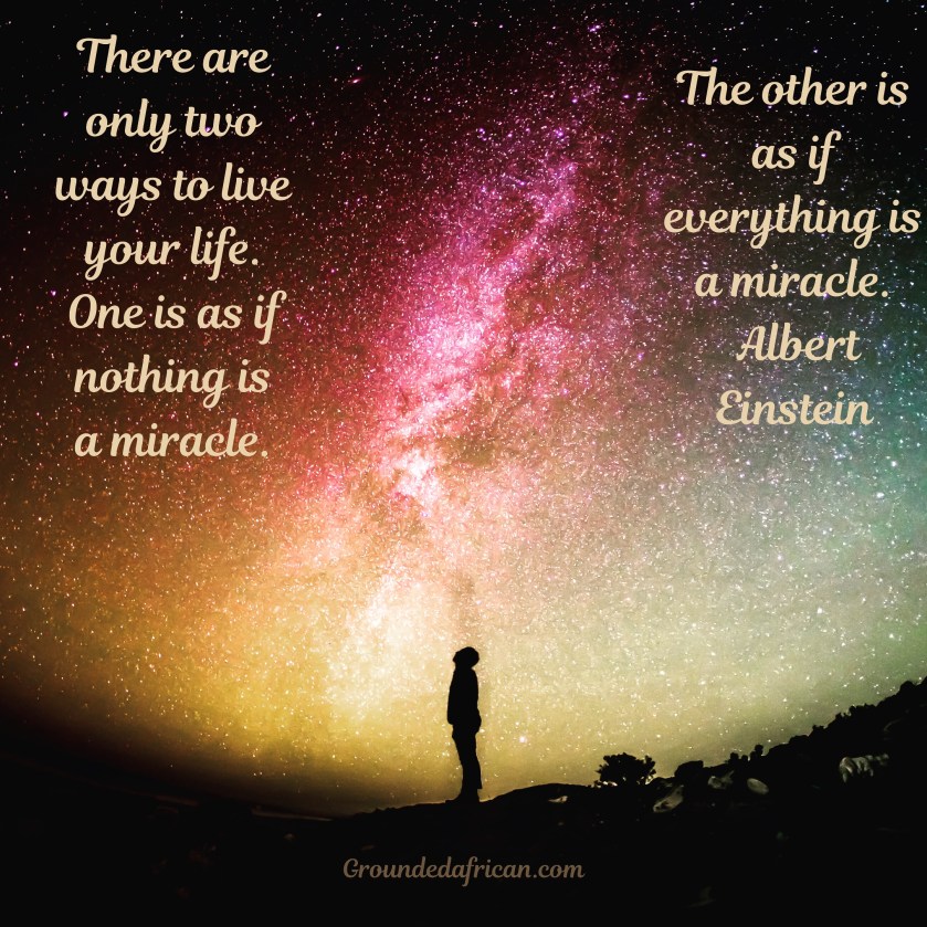 Man looking at starlit sky 